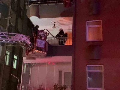 Ordu’da yangında evde mahsur kalan çocuğu ekipler kurtardı
