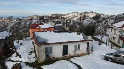 Ordu&rsquo;nun y&uuml;kseklerinde kar manzaraları
