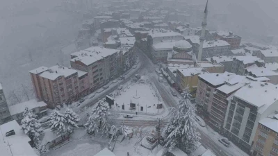 Ordu&rsquo;nun y&uuml;kseklerinde kar yağışı
