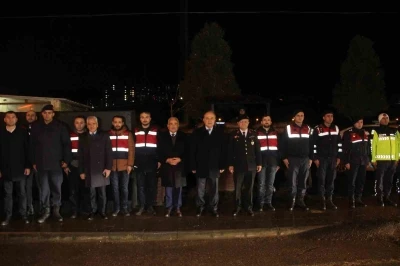 Ordu protokol&uuml;, g&ouml;revi başındaki personelin yeni yılını kutladı

