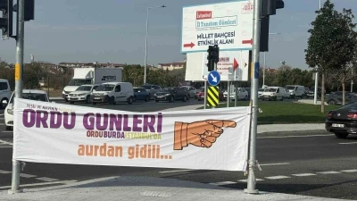 Ordu Tanıtım Günleri’nde ilginç pankartlar: ’Madanızı açacak çok şey var’
