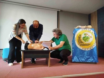 Orman İşletme personeline ilk yardım eğitimi
