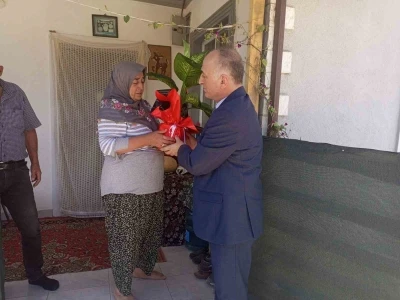 Orman şehidi Tolunay Kocaman’ın ailesine anlamlı ziyaret
