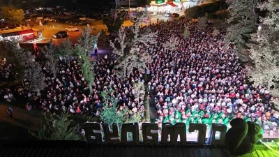 Ormanya gece sineması 5 bin katılımcıyla rekor kırdı
