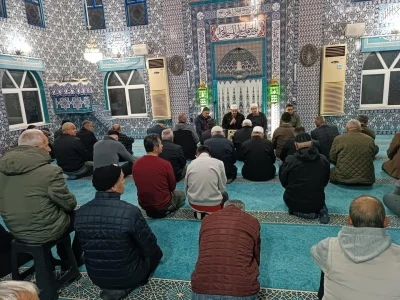 Ortaca&rsquo;da yılın son sabah namazı buluşması Akkuyu Camii&rsquo;nde oldu
