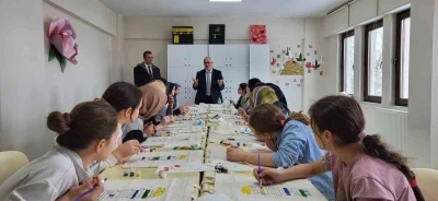 Ortaokul &ouml;ğrencileri değerlerle buluştu
