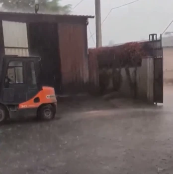 OSB’de Yağmur ve Dolu, Şehir Merkezinde Güneşli Hava!