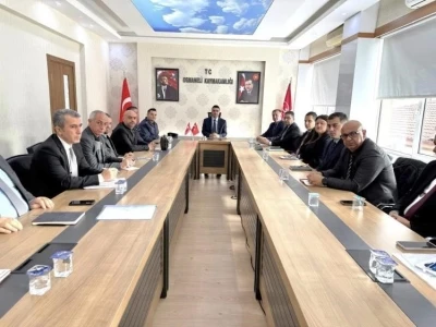 Osmaneli&rsquo;nde İl&ccedil;e İdare Şube Başkanları Toplantısı yapıldı
