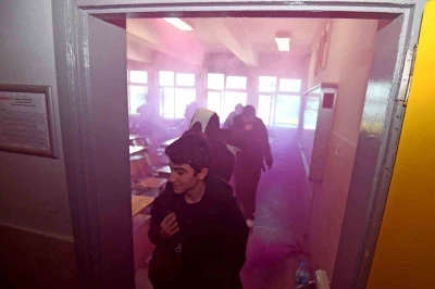 Osmangazi&rsquo;de ger&ccedil;eğini aratmayan yangın tatbikatı
