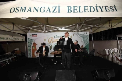 &lsquo;Osmangazi Ramazan Sokağı&rsquo; huzur veren ezgilerle ta&ccedil;landı

