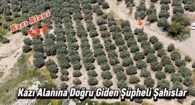 Osmaniye&rsquo;de ka&ccedil;ak kazı yapan 6 kişi dronla yakalandı
