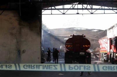 Otel ekipmanları deposunda 15 gün arayla ikinci yangın
