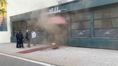 Otelde yangın paniği: 152 kişi tahliye edildi
