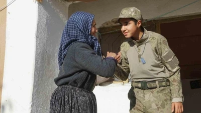 Otizmli çocuğun asker olma hayali gerçek oldu
