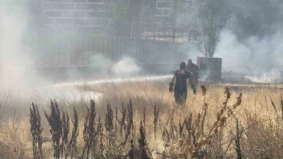 Otluk arazide çıkan yangın büyümeden söndürüldü
