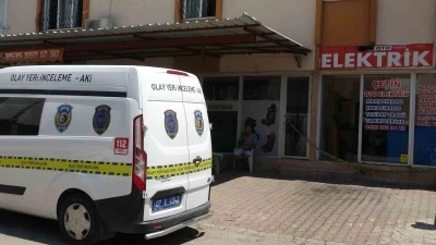 Oto elektrik ustası iş yerinde &ouml;l&uuml; bulundu
