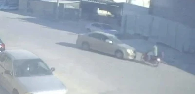 Otomobil ile motosiklet kafa kafaya &ccedil;arpıştı: 1 yaralı
