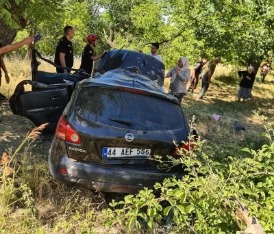 Otomobil şarampole devrildi: 1 yaralı
