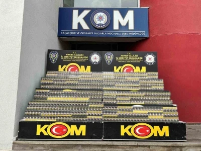 Otomobilden 10 bin paket ka&ccedil;ak sigara &ccedil;ıktı: 2 kişi tutuklandı
