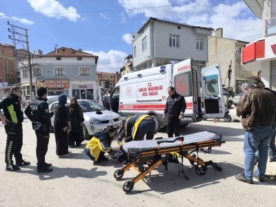 Otomobilin &ccedil;arptığı yaya yaralandı
