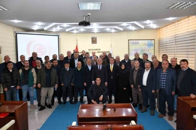 Ovacık muhtarları taleplerini İl Genel Meclisi&rsquo;ne iletti
