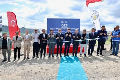 &Ouml;zbelsan G&uuml;neş Enerji Santrali hizmete a&ccedil;ıldı
