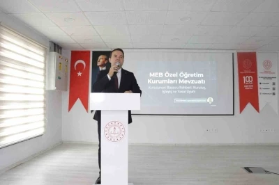 &Ouml;zel &ouml;ğretim kurumları m&uuml;d&uuml;rleri toplantısı ger&ccedil;ekleştirildi
