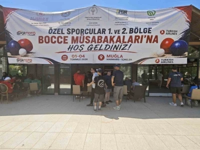 &Ouml;zel sporcular Bocce T&uuml;rkiye şampiyonası Muğla&rsquo;da başladı
