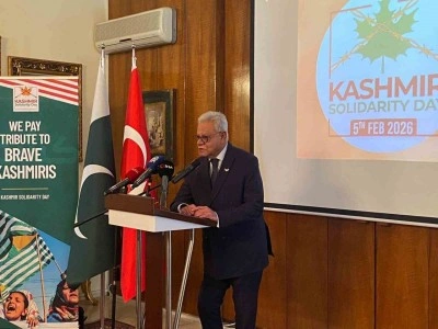 Pakistan B&uuml;y&uuml;kel&ccedil;iliği&rsquo;nde &lsquo;Keşmir Dayanışma G&uuml;n&uuml;&rsquo; programı