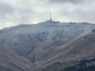 Palandöken bir kez daha beyaza büründü
