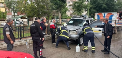 Park Halindeki Ara&ccedil; Alev Aldı