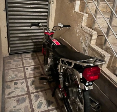 Park halindeki motosiklet &ccedil;alındı
