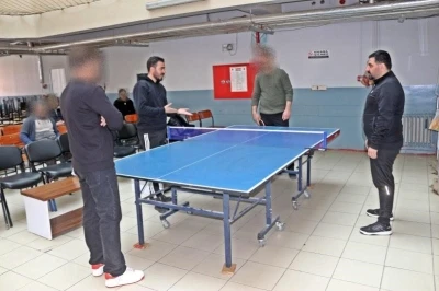 Patnos Açık Ceza İnfaz Kurumu’nda masa tenisi turnuvası düzenlendi
