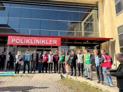 Patnos ağız ve diş sağlığı merkezinde ger&ccedil;eği aratmayan yangın tatbikatı
