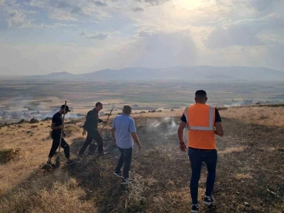 Patnos’ta dağlık alanda çıkan ot yangını kontrol altına alındı
