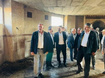 Patnos’ta seyir tepesi çalışmaları yerinde incelendi
