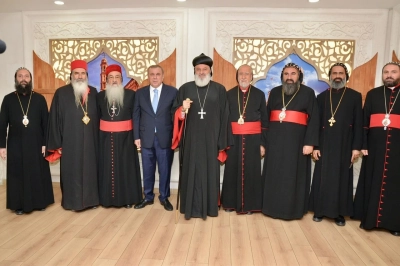 Patrik Moran Mor İgnatius ıı.Efrem Midyat'ta