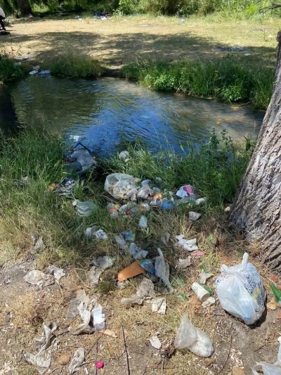 Piknikçiler, Kurtboğazı Barajı’na bağlanan dereleri çöplüğe çevirdi
