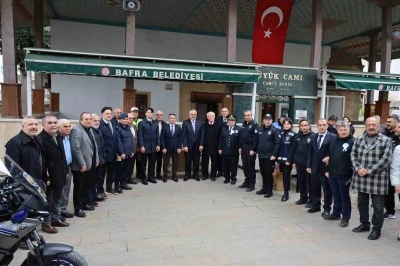 Polis Haftası: Bafra&rsquo;da şehit polislere dua, vatandaşa bilgilendirme
