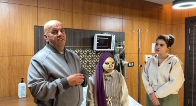 Polis memuru Şahin, Gazze’deki savaş mağduru Esma’ya umut oldu
