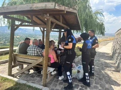 Polis vatandaşları yangınlar konusunda uyardı
