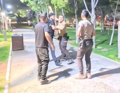 Polis ve bekçilerin alkollü şahıslarla imtihanı karakolda bitti
