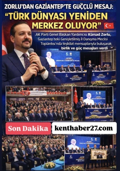 Prof.Dr. K&uuml;rşad Zorlu, &ldquo;T&uuml;rk d&uuml;nyası yeniden merkez oluyor&hellip;&rdquo;