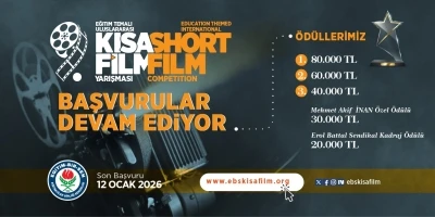 &quot;Eğitim&quot; temalı 9. Uluslararası Kısa Film Yarışması’na başvurular 12 Ocak’ta sona eriyor

