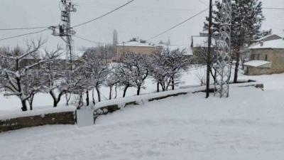 "Her şey devletten beklenmez" diyerek k&ouml;y yollarını kendi imkanlarıyla temizlediler
