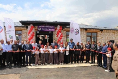 "Kağılcık Ekolojik Teke Obası" t&ouml;renle hizmete a&ccedil;ıldı
