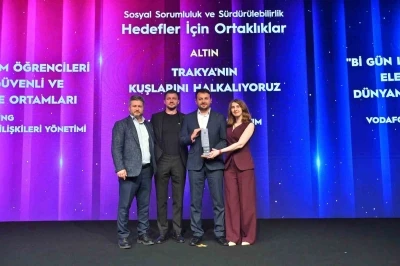 "Trakya&rsquo;nın Kuşlarını Halkalıyoruz" projesine &ouml;d&uuml;l

