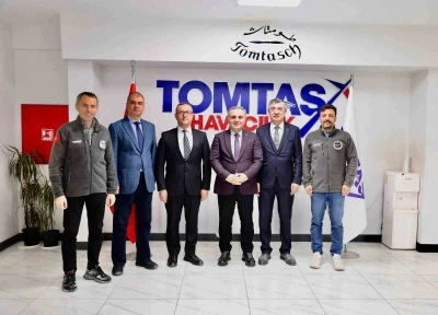 Rekt&ouml;r Altun&rsquo;dan TOMTAŞ&rsquo;a ziyaret
