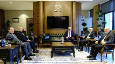 Rekt&ouml;r Kırışık&rsquo;tan TOG&Uuml; Rekt&ouml;r&uuml; Yılmaz&rsquo;a ziyaret
