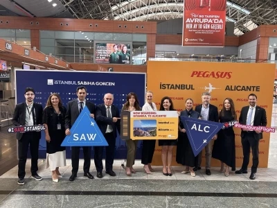 Sabiha G&ouml;k&ccedil;en&rsquo;in İspanya ağı Alicante ile genişliyor
